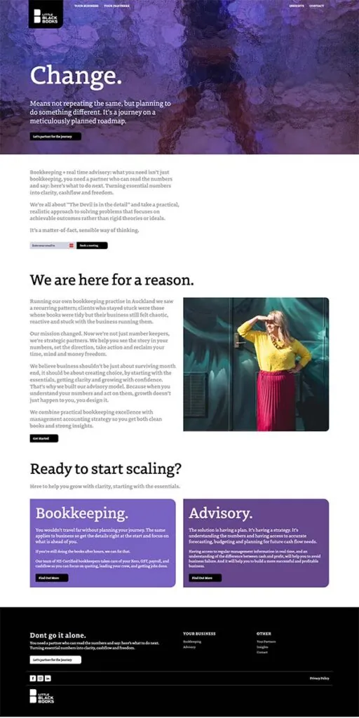 Little Black Books website screenshot